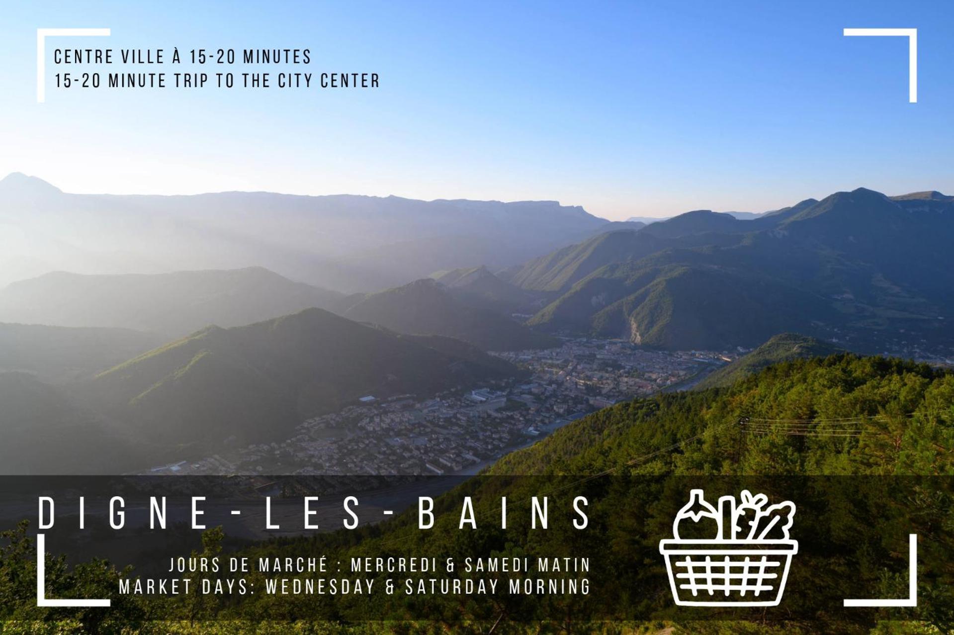 Les Eaux Chaudes Hotel Digne-les-Bains Exterior foto